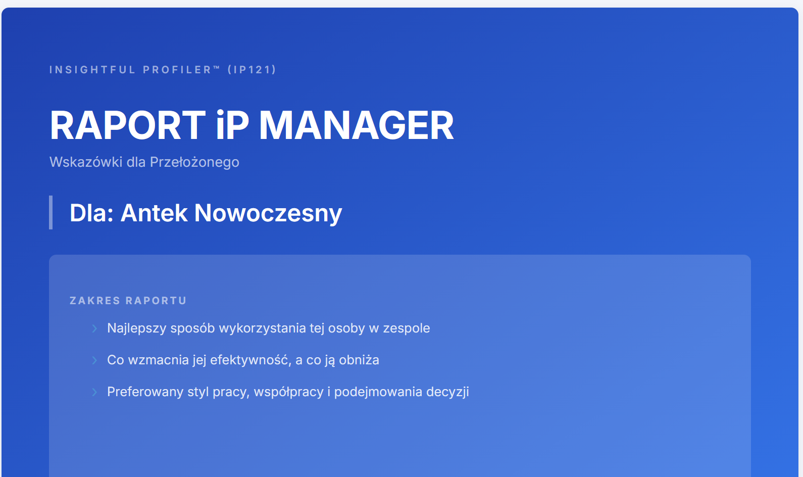 Okładka iP Manager